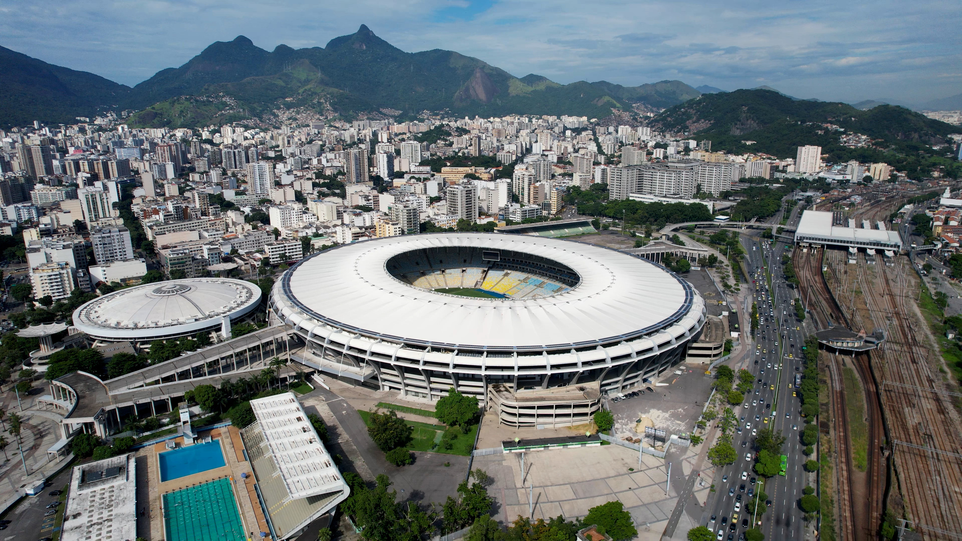 Estádio do Maracanã no Rio de Janeiro