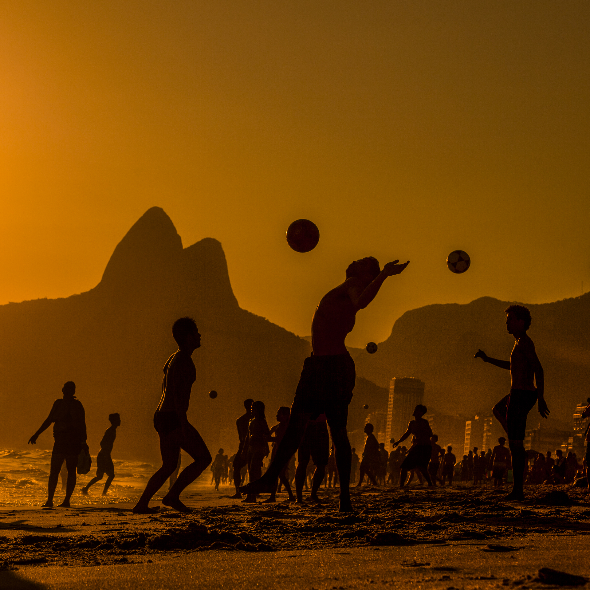 Praia de Ipanema no Rio de Janeiro